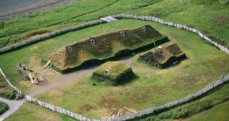Lanse Aux Meadows Aerial View