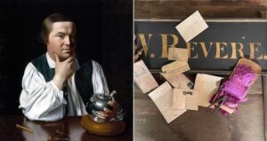 Paul Revere Artifacts And Portrait
