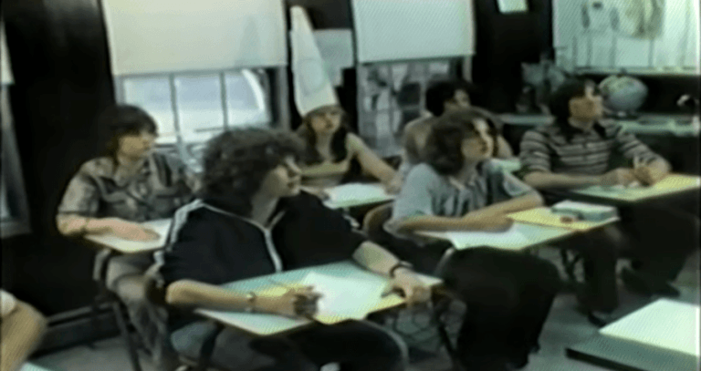 Student With Dunce Hat