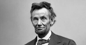 Abraham Lincoln Wearing A Bow Tie