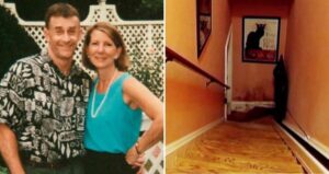 Kathleen Peterson And Michael Peterson With The Staircase