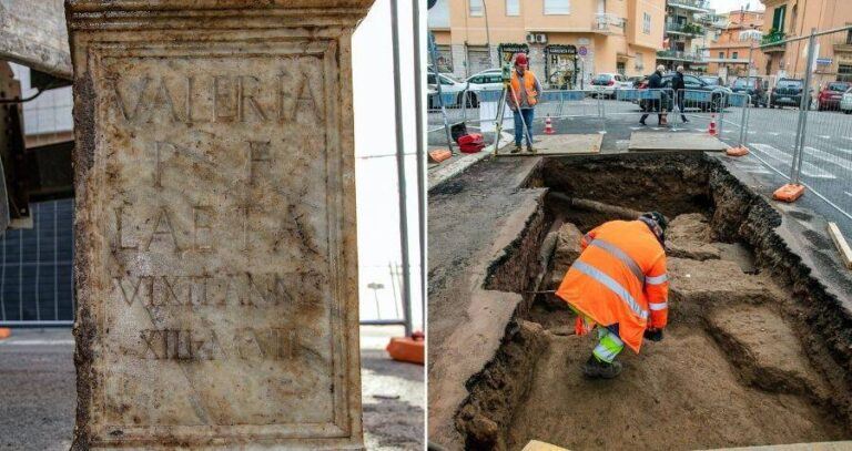 Funerary Altar On Via Luigi Tosti