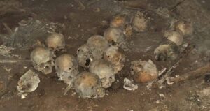Skulls In Comalapa Cave
