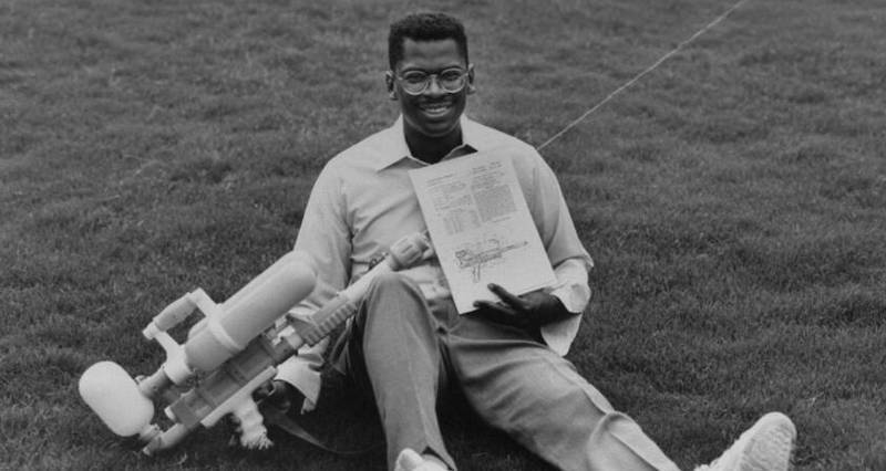 Lonnie Johnson With A Super Soaker