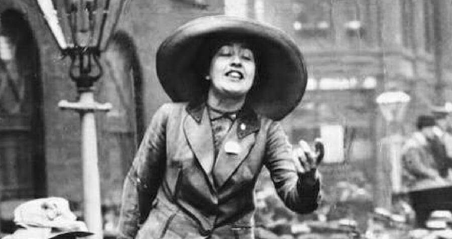 Sylvia Pankhurst Speaking