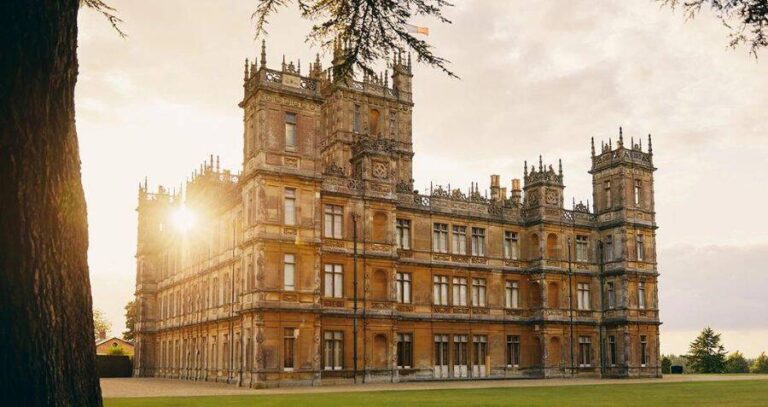 Highclere Castle At Sunset
