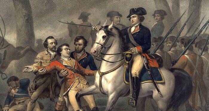 George Washington On Horseback