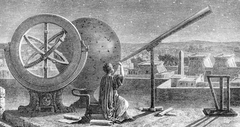 Hipparchus Studying The Stars